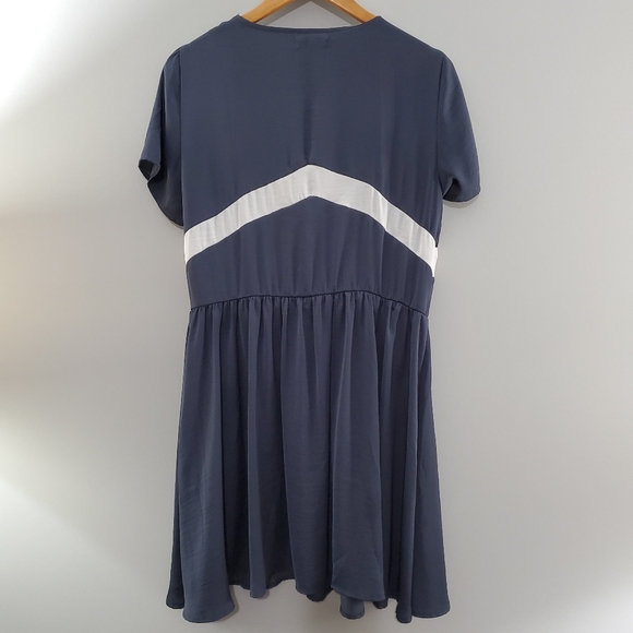 Moss Copenhagen Stripe Dress - Picture 2 of 2